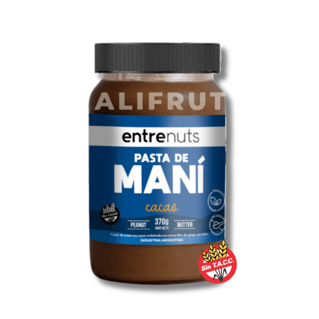 Pasta De Mani Sin Azucar Cacao x370Gr