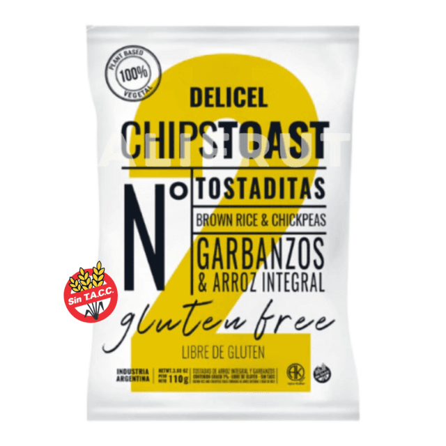 Tostaditas Arroz Integral/Garbanzos x110Gr