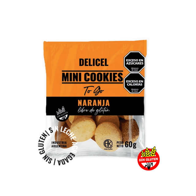 Mini cookies Naranja