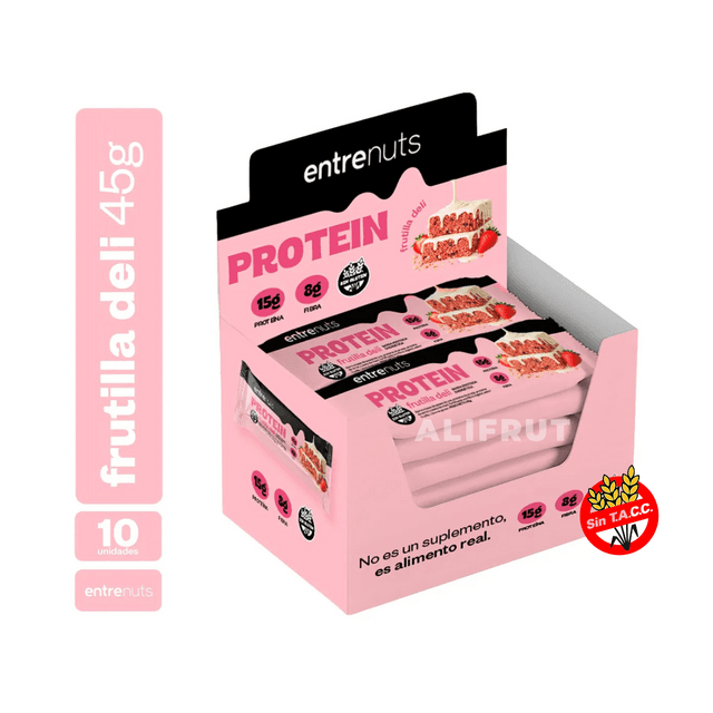 Barrita Proteica Frutilla - x10U